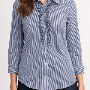 Vineyard Vines Navy Striped Button Down Shirt